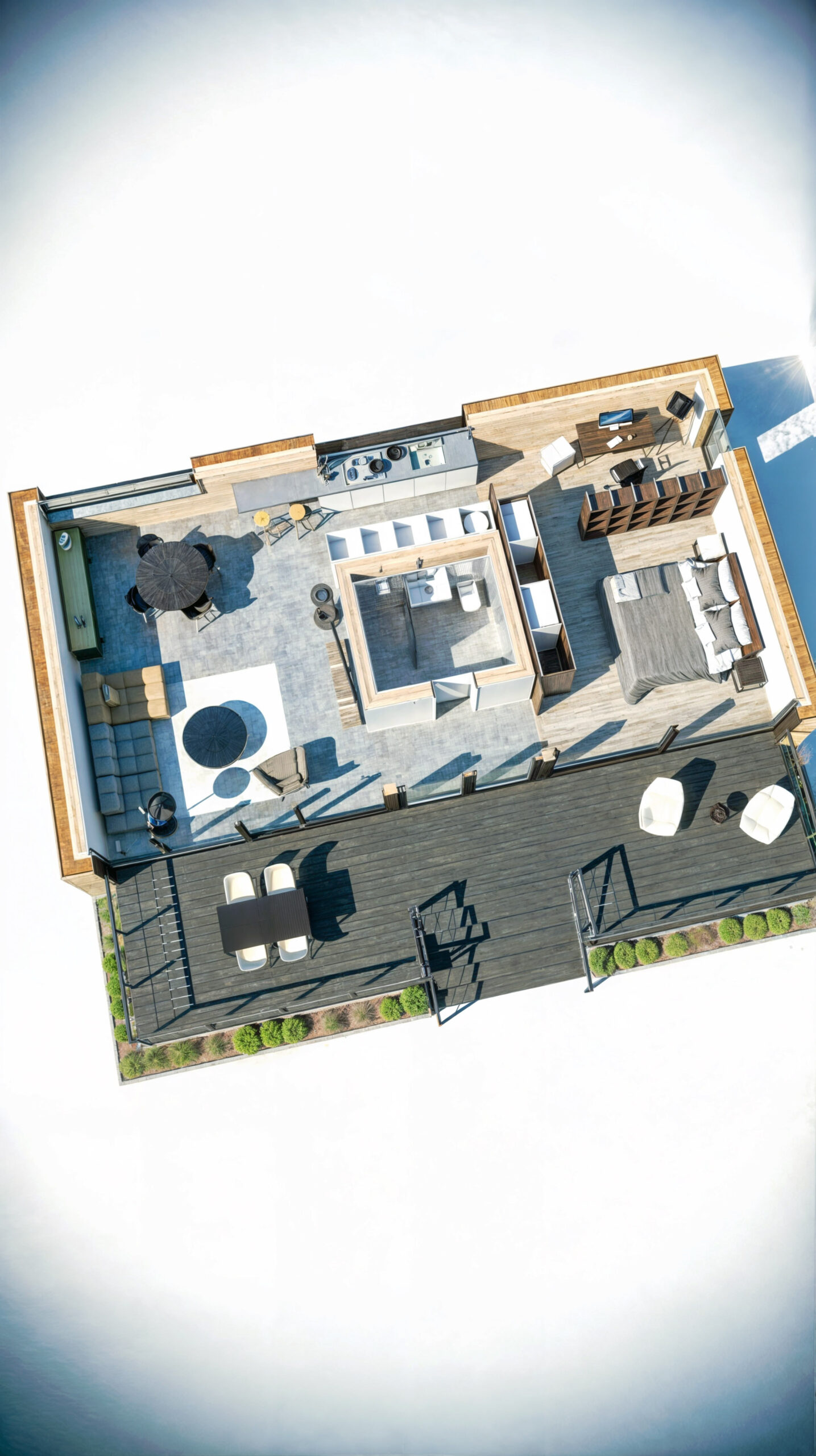 Rzut 3D z lotu ptaka - przykład realizacji 3D-Archi