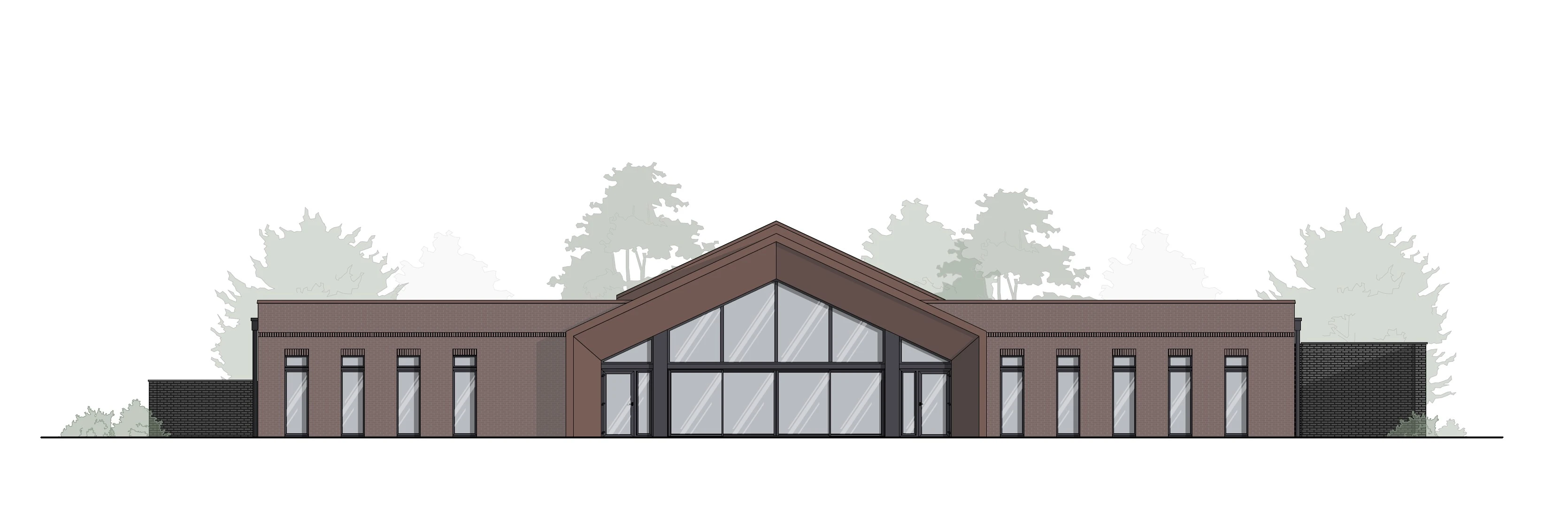 Rysunek techniczny projektu architektonicznego
