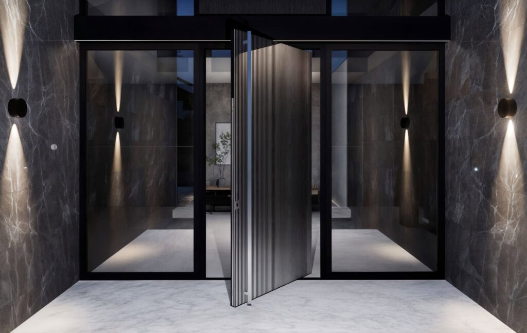 Drzwi pivotowe – wizualizacje 3D dla ENTARI - wizualizacja 4