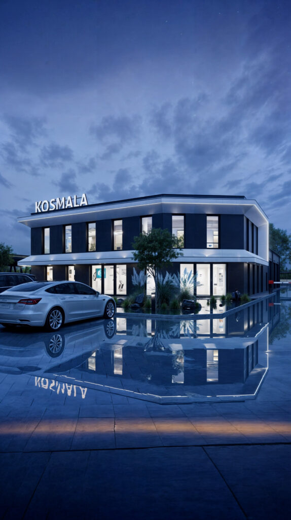 Budynek biurowo-magazynowy Leszno, Polska