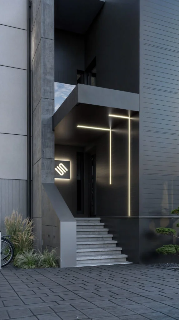 Modernizacja elewacji budynku usługowego Leszno