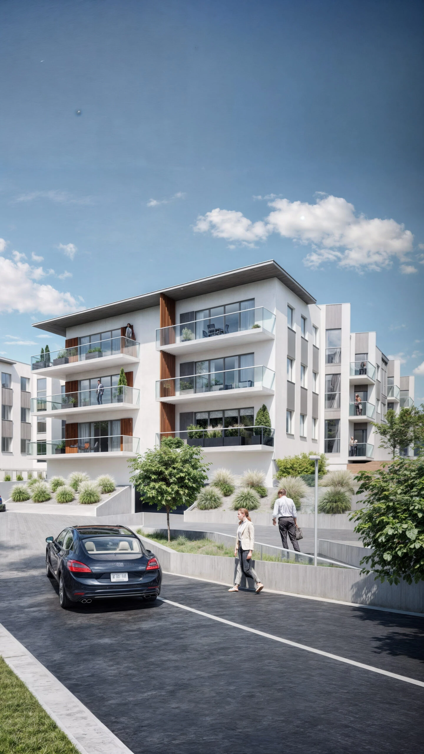 Osiedle River House — wizualizacja dewelopera RBW