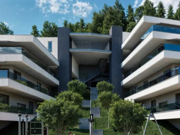 Tarasowe apartamenty z widokiem, Rümlingen, Szwajcaria: wizualizacja 1