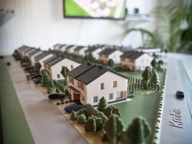Makieta osiedla domów w Krobi: zdjęcie 1 z 6