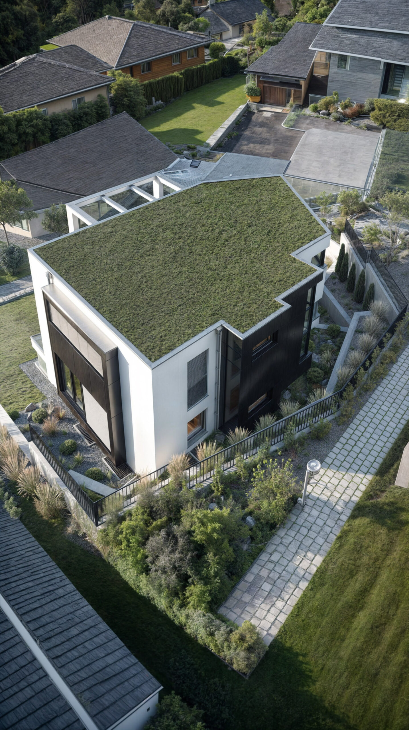 Wizualizacja 3D - Dom z tarasami Biberstein - Im Trottenacker, Szwajcaria