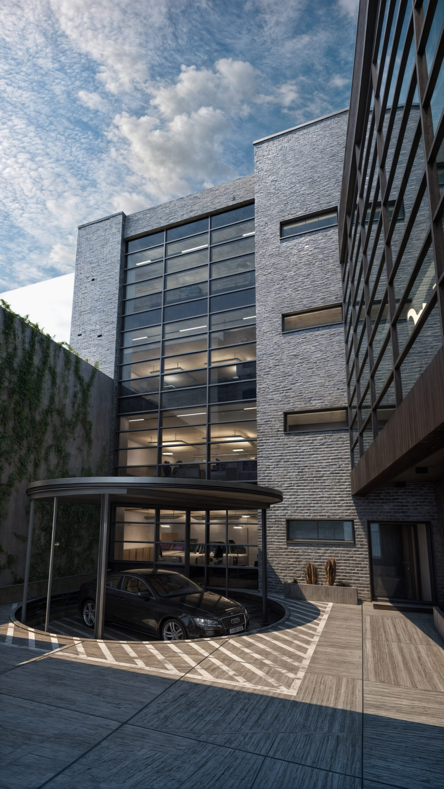 Wizualizacja 3D - Centrum biurowe Berlin, Niemcy