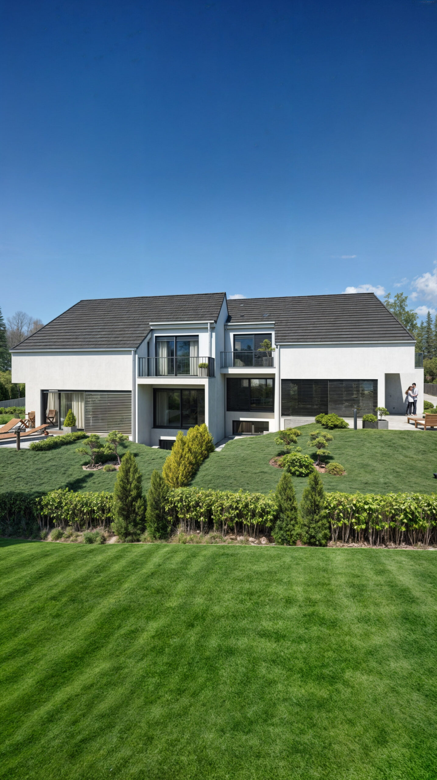 Wizualizacja 3D - Domy w zabudowie bliźniaczej Möhlin, Szwajcaria