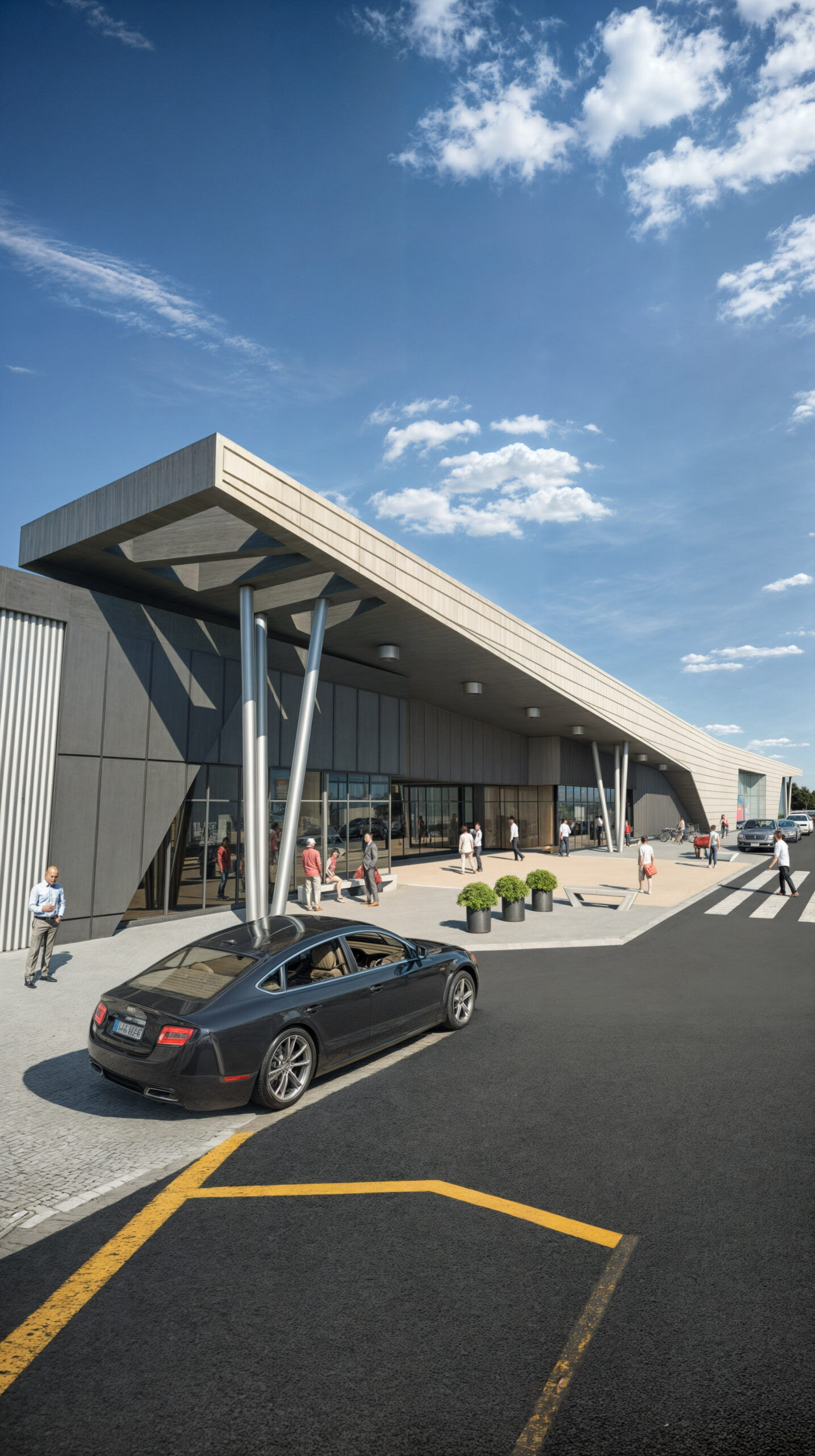 Wizualizacja 3D - Centrum Handlowe ETC Jasin Swarzędz, Polska