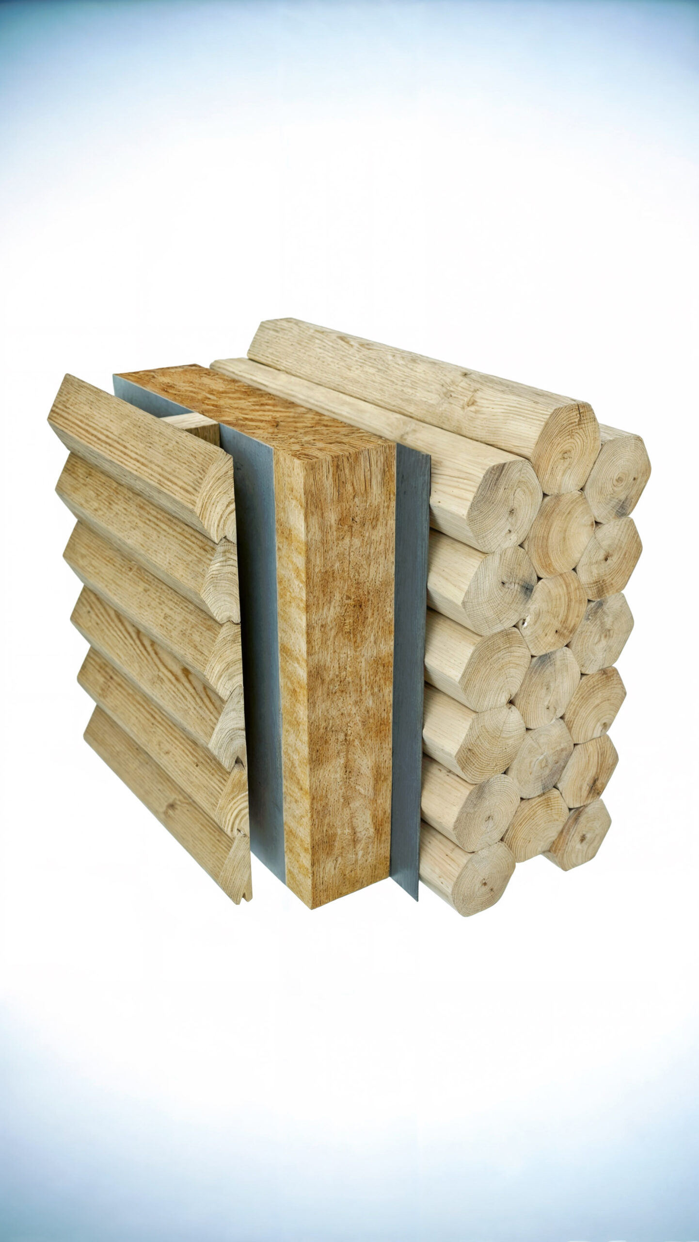 Wizualizacja 3D - Ekologiczny dom z pełnego drewna Qanturhaus, Niemcy