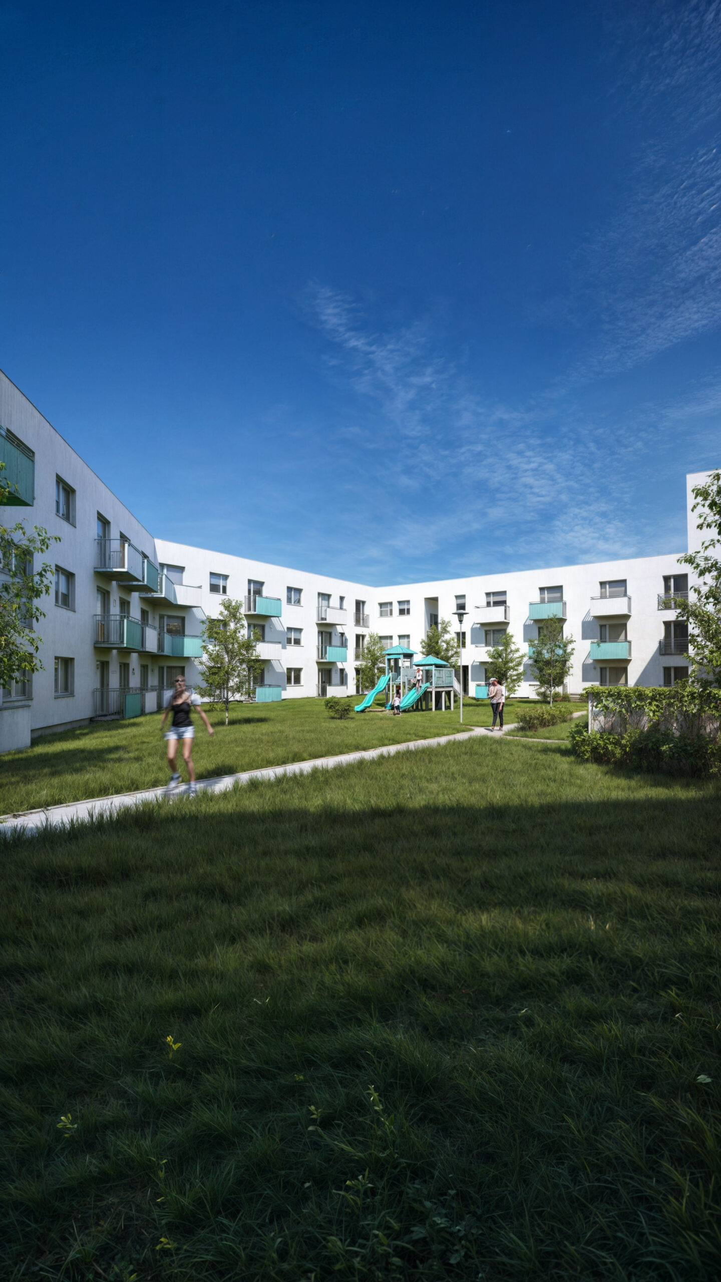 Wizualizacja 3D - Osiedle mieszkaniowe, Plewiska ul. Miętowa