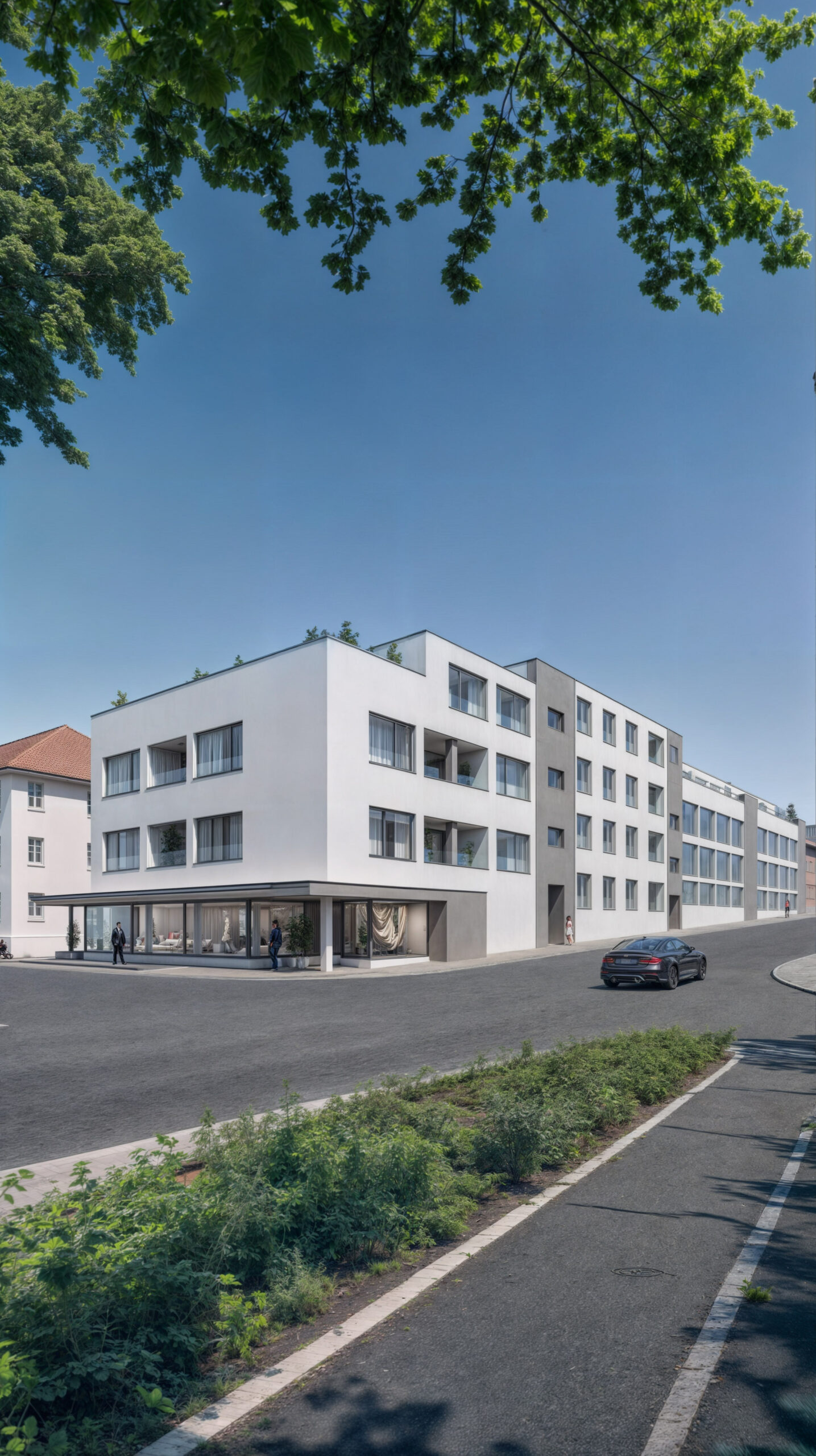 Wizualizacja 3D - Budynek usługowy Spaichingen, Niemcy