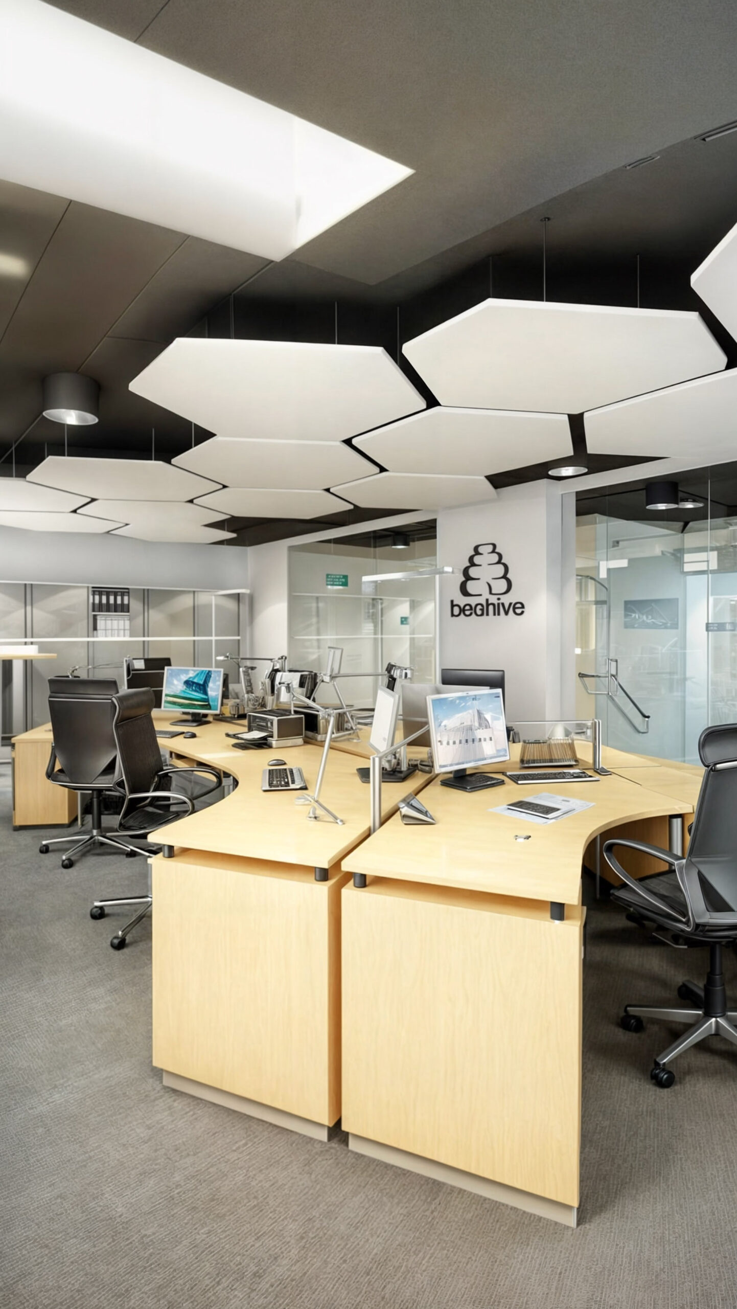 Wizualizacja 3D - Biuro projektowe w Hamburgu