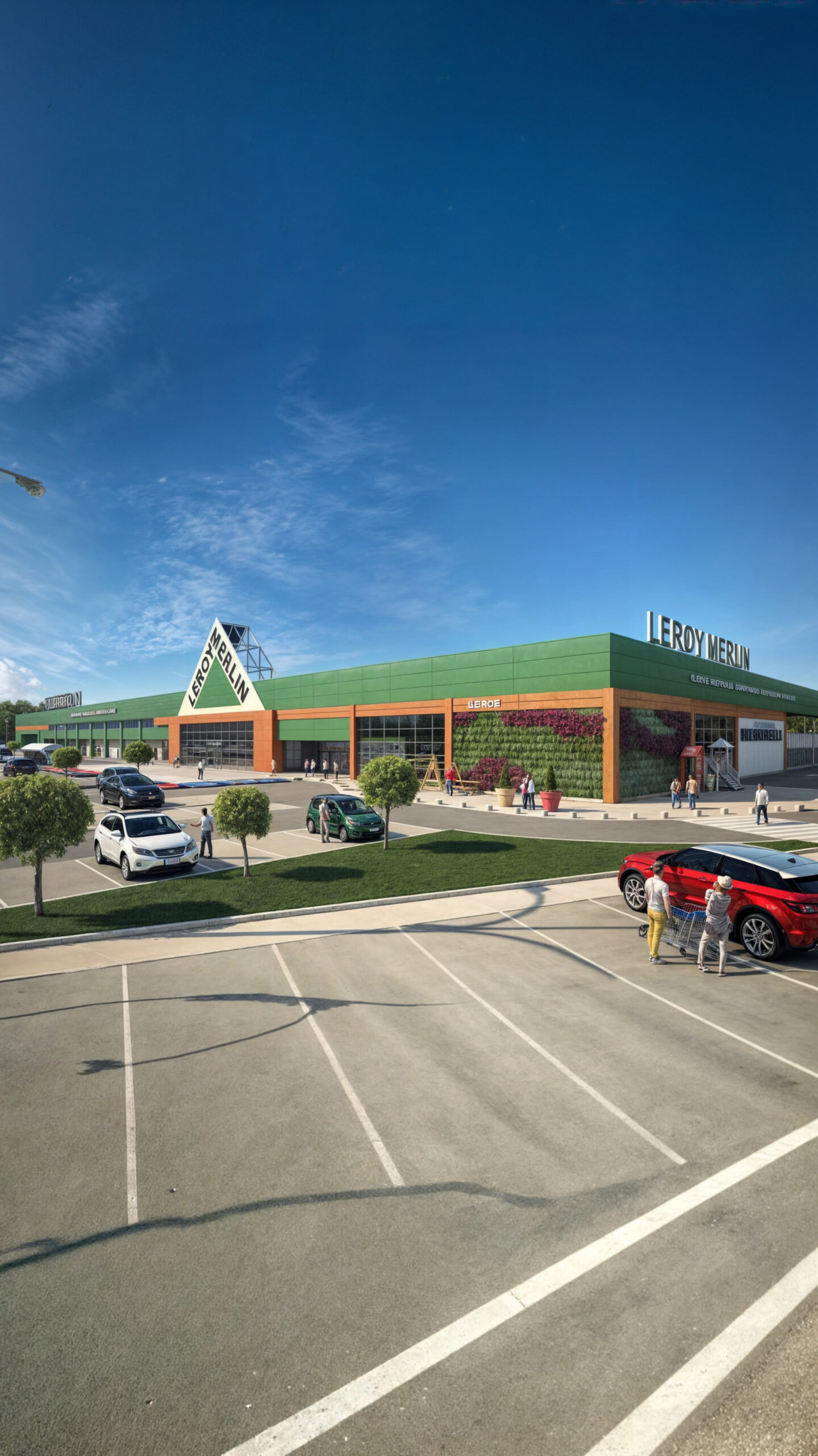 Wizualizacja 3D - Leroy Merlin Mirków, Polska
