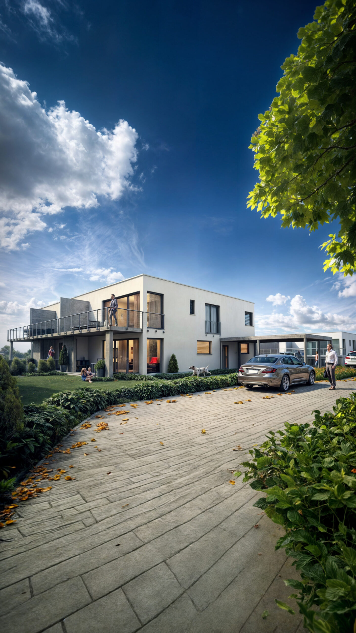 Wizualizacja 3D - Budynki wielorodzinne, Szwajcaria