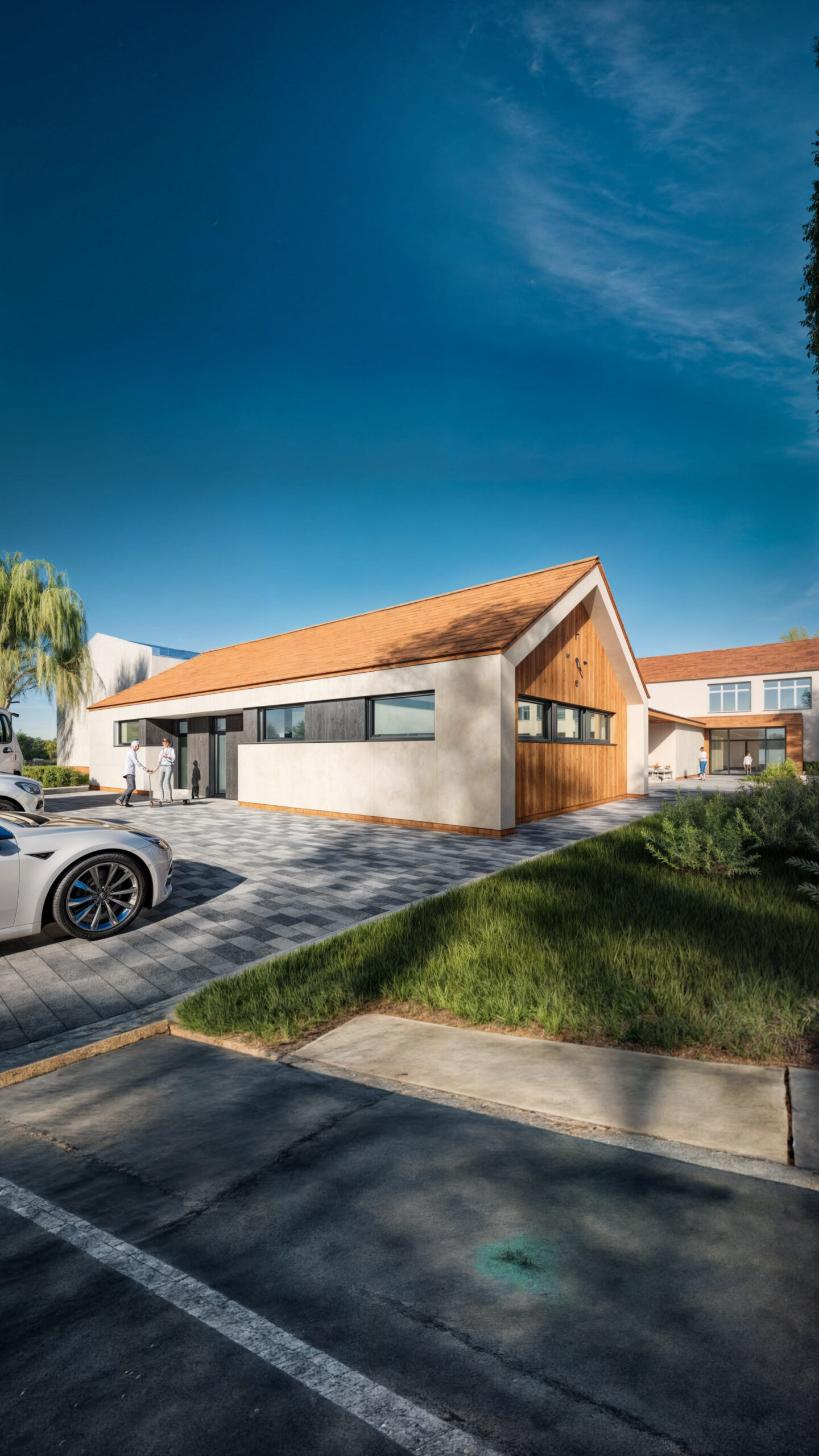 Wizualizacja 3D - Wizualizacja kuchni w Szkole Podstawowej Wijewo, Polska