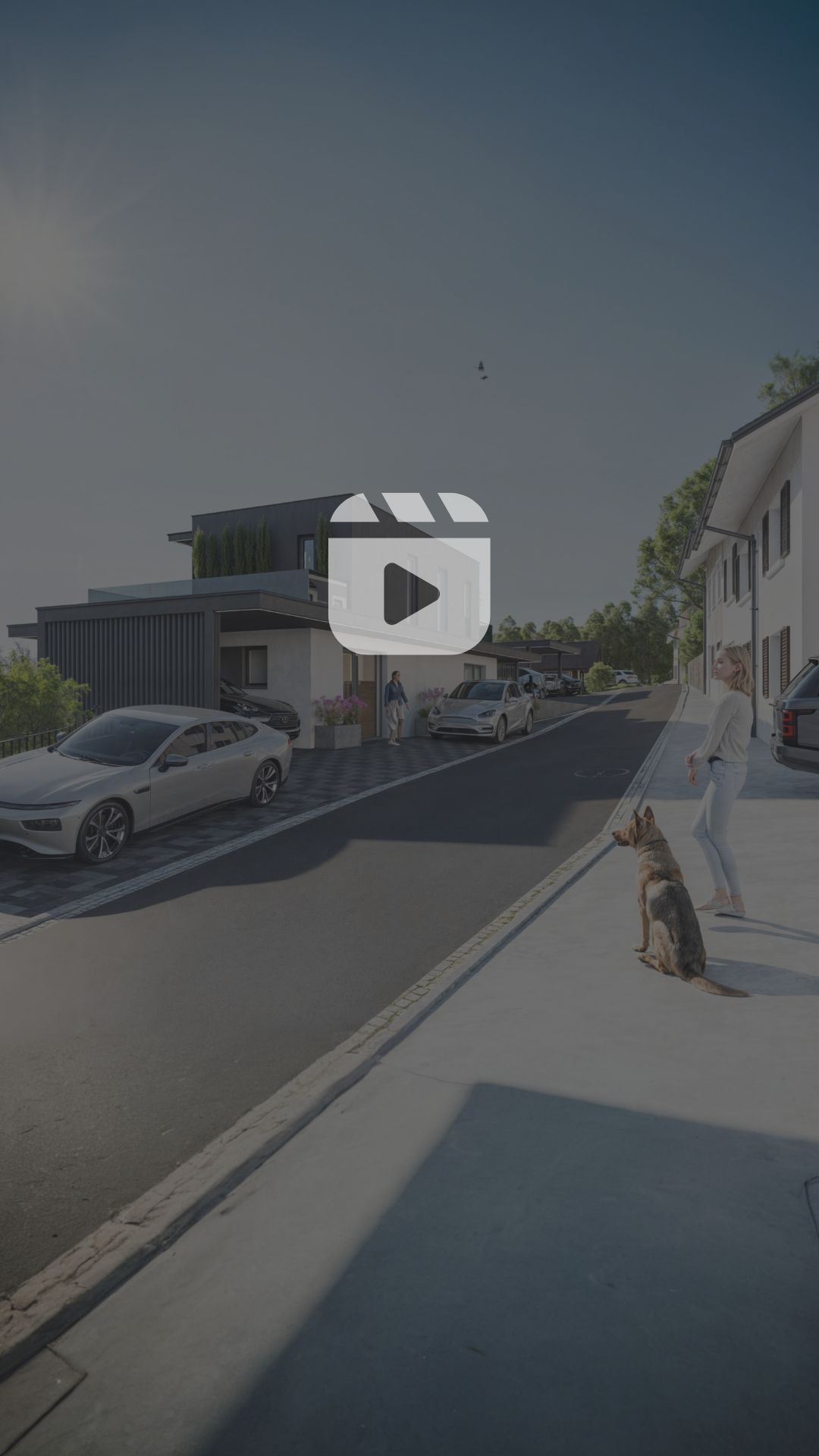 Wizualizacja 3D - Domy mieszkalne Kleinlützel, Szwajcaria