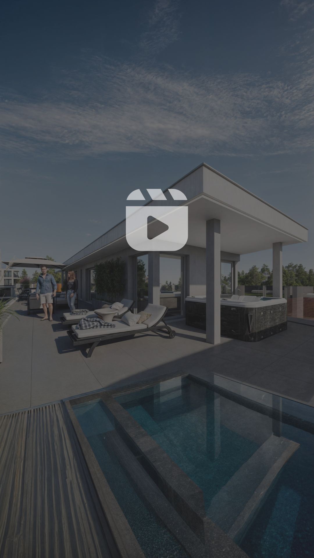 Wizualizacja 3D - Budynek wielorodzinny z penthouse Menziken, Szwajcaria