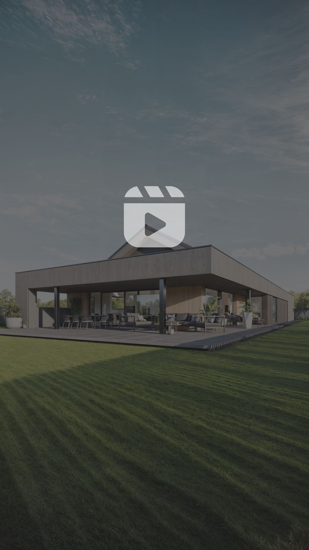 Wizualizacja 3D - Dom jednorodzinny Mórkowo, Leszno