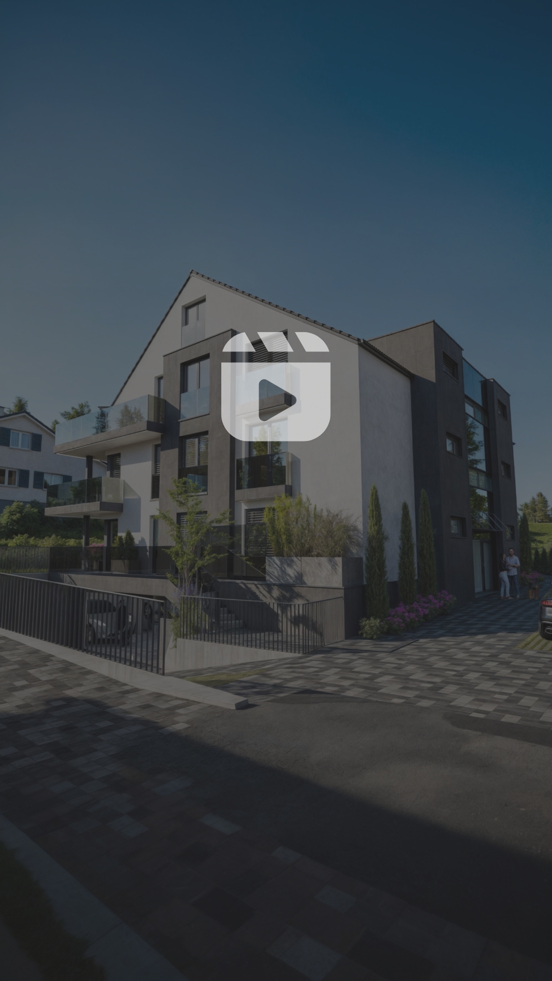 Wizualizacja 3D - Budynek mieszkalny 8 mieszkań Kaiseraugst, Szwajcaria