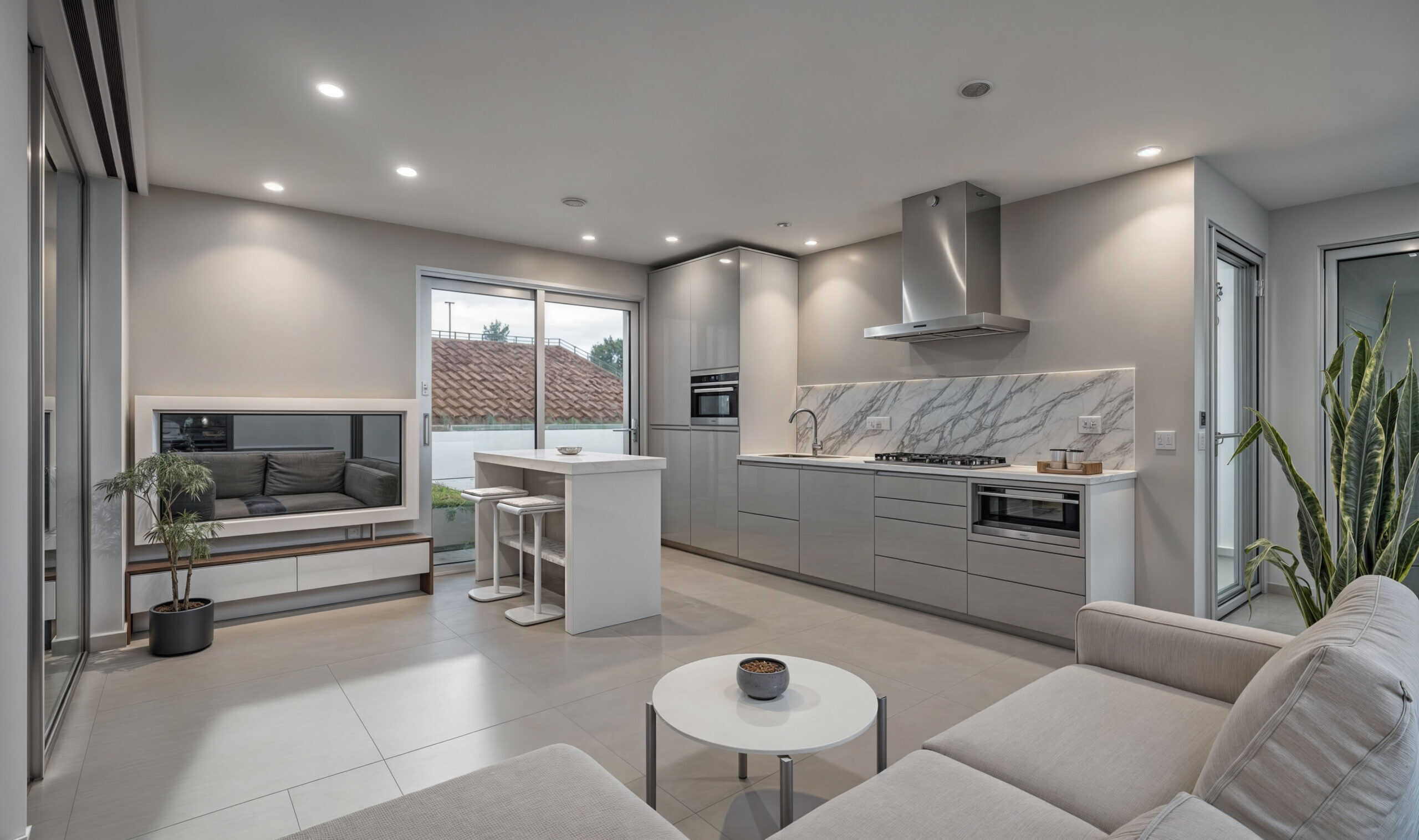 Wizualizacja 3D - Nowoczesny budynek wielorodzinny w Menziken, Szwajcaria